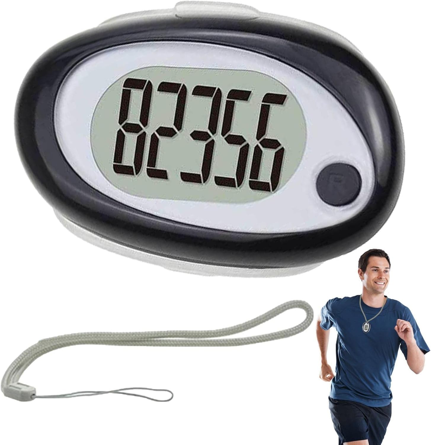 Pedometer for Walking, 3D Walking Pedometer with Clip and