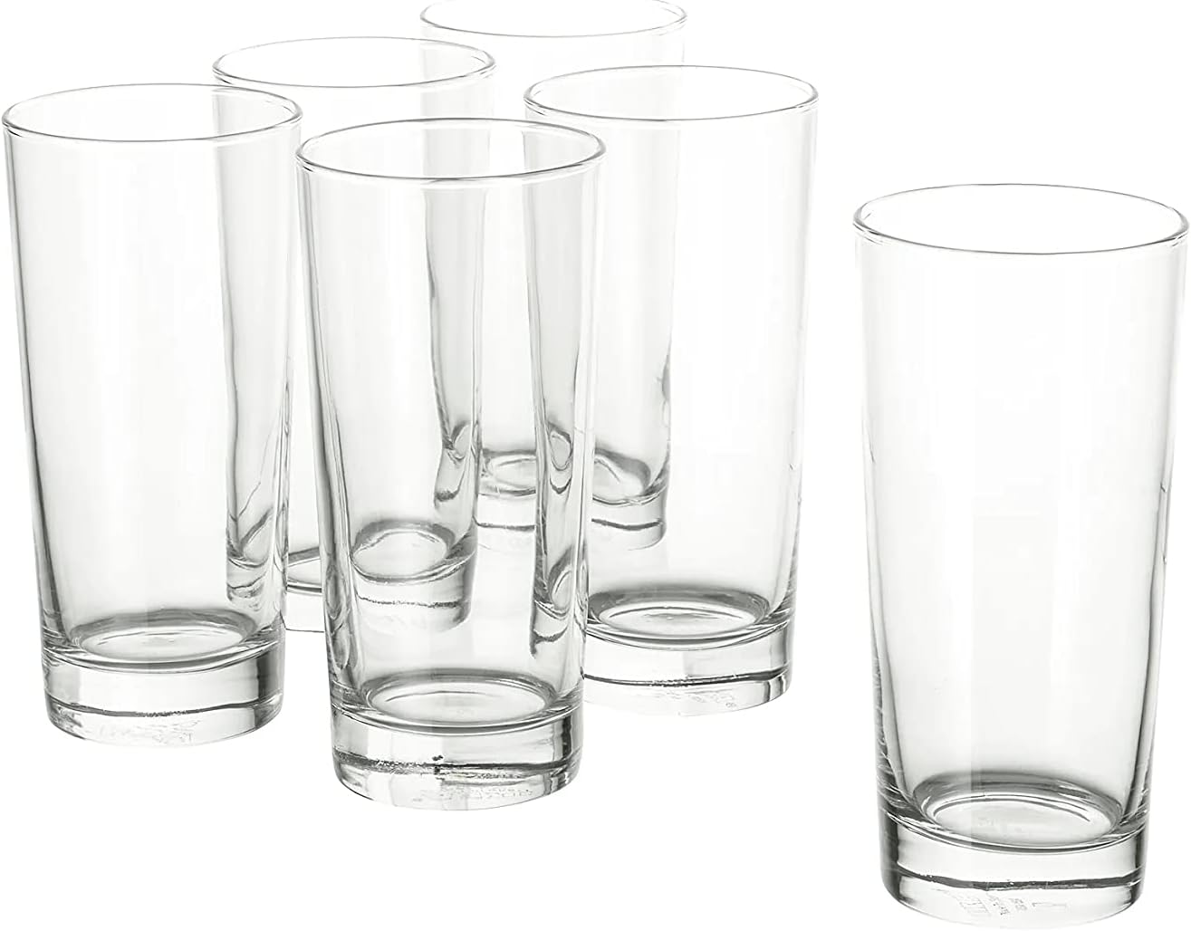 Ikea GODIS Glass, Clear Glass40 Cl (14 Oz) (Pack of 6)