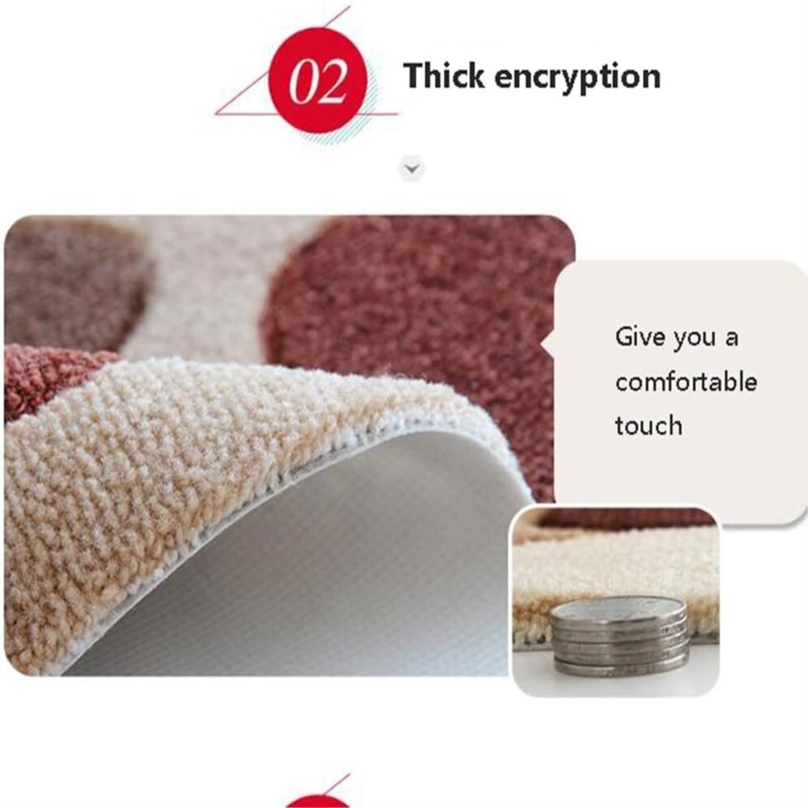Zerbino Tappeto da Bagno Tappeti in Microfibra per Tappetini Assorbenti Antiscivolo Pavimento per L'Ingresso(E,78x118cm(30x46))