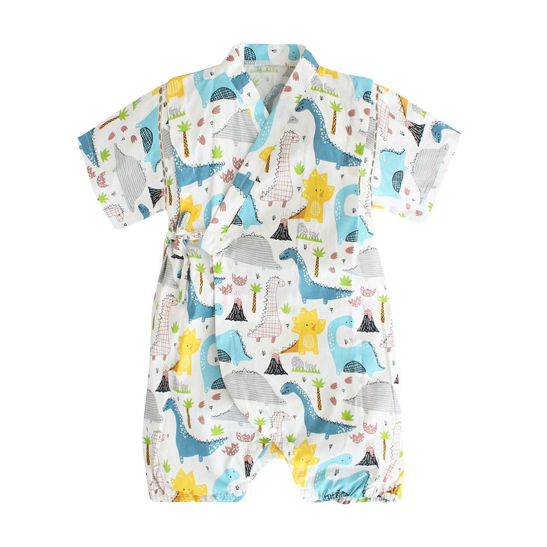 Baby Japanese Kimono Robe Cotton Infant Comfy Loose Romper