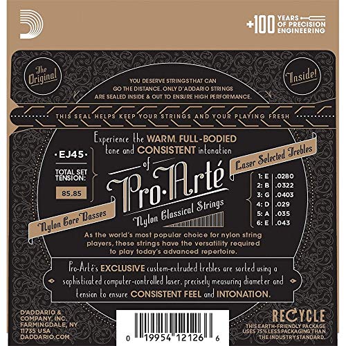 D'Addario Exp45 Set Corde Classica Exp