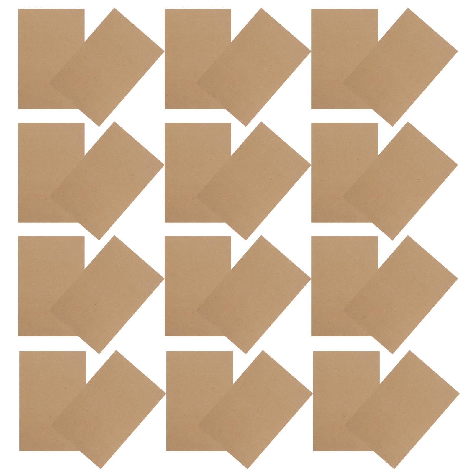 Alipis Feuilles de Calage en Carton Ondulé 50 Pièces pour Cartons de Déménagement, Protection Renforcée Base Protectrice, Organisateur Facile pour Boîtes et Rangement