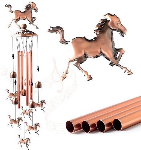 Vista 12 de Campanillas de viento de tortuga marina para exteriores, para mujeres, campanilla de viento de cobre de tortuga, regalo de Acción de Gracias