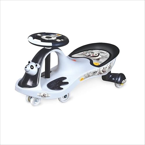 Toyzone Baby Panda Magic Car-50940, coche de bebé para niños, auto de empuje para niños, auto oscilante, Twister Ride On, auto de juguete mágico,