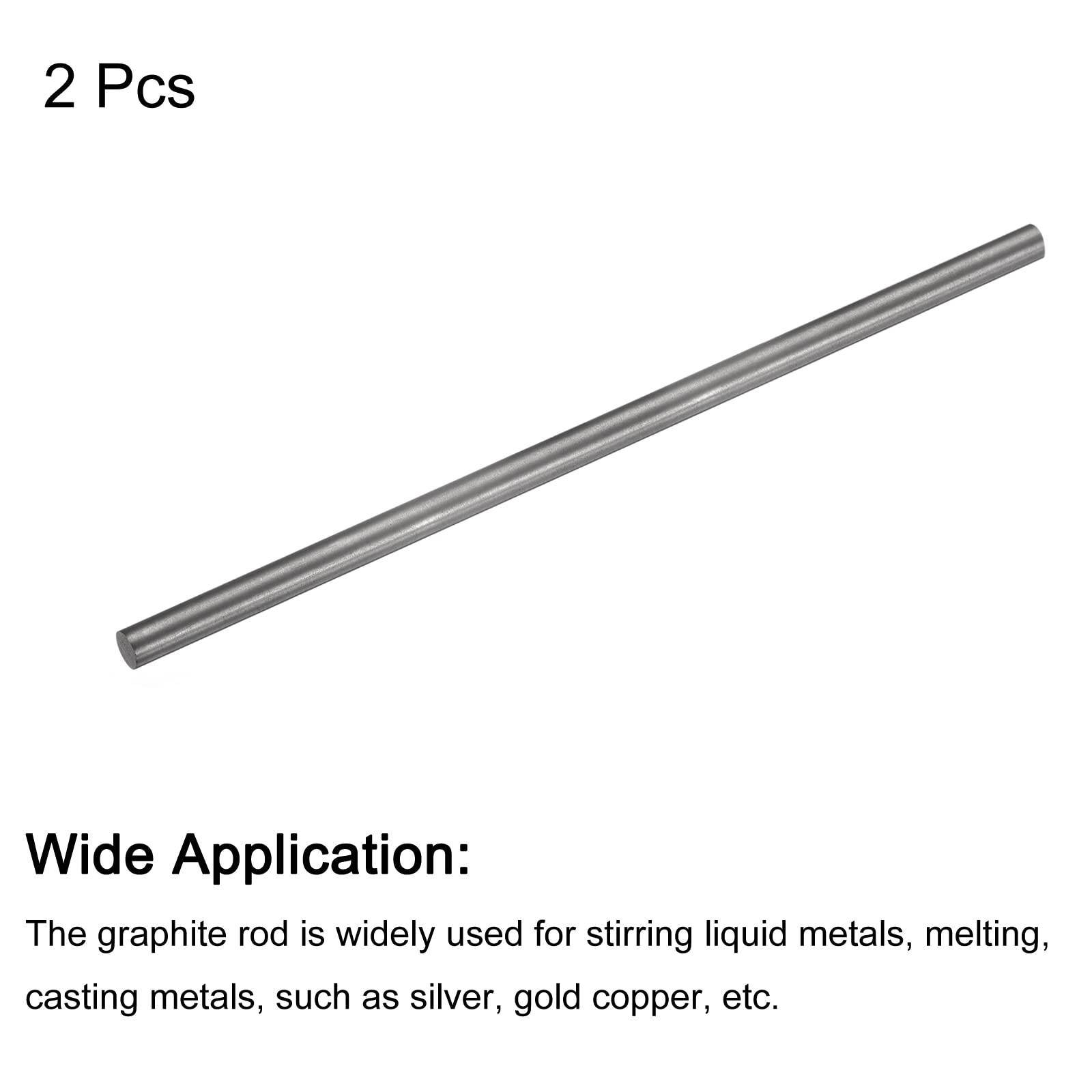Graphite Stirring Rods - 2 Pack for Melting & Casting -3 Graphite Stirring Rods - 2 Pack for Melting & Casting -3