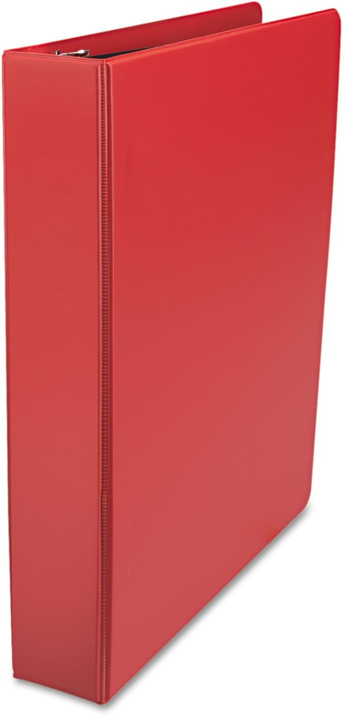 Universal® DRing Binder with Label Holder, 11/2in Capacity, Red Amazon.ca Office Products