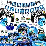 ✨ Varias Ocasiones✨ Artículos para fiestas de videojuegos es para todos los fanáticos de los videojuegos. Adecuado para fiestas de cumpleaños,fiesta de cumpleaños temática del juego, fiestas infantiles,reuniones familiares y otras juegos de fiesta de videojuegos.