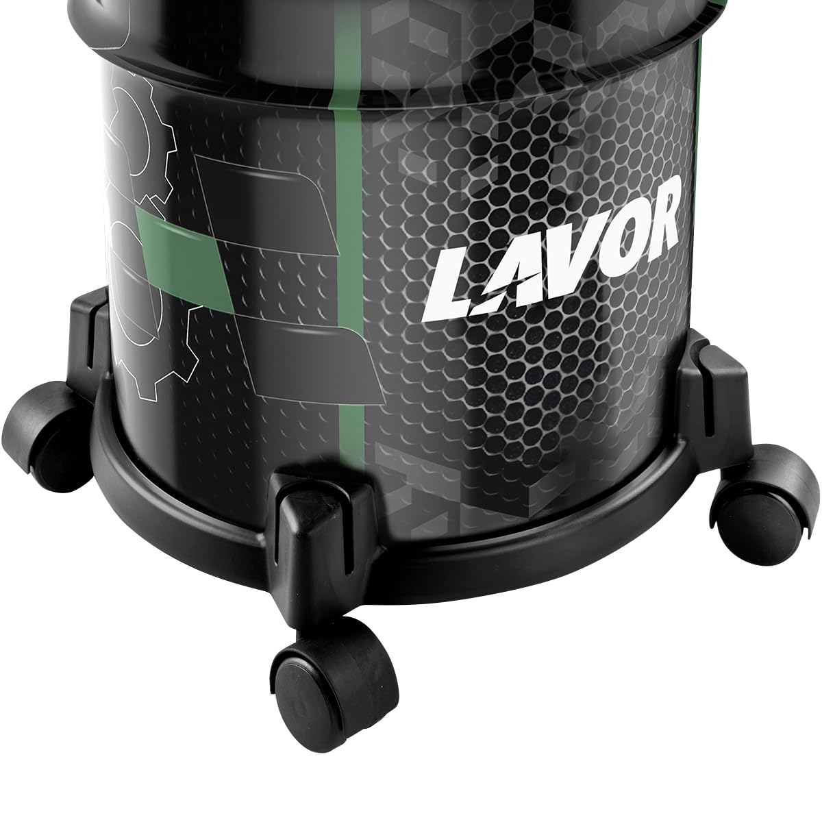 Lavor Aspiratore Solidi e Liquidi RUDY 20, Funzione Soffiante, Capacità Vano Raccolta 20 l, Serbatoio in Metallo, 18 kPa, 1200 Watt max