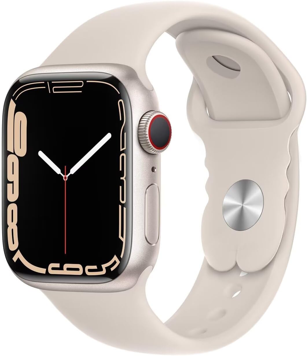 Compatible with Apple Watch Bands for Women 40mm 38mm 41mm 42mm 44mm 45mm 46mm 49mm Men, Silicone Sport Strap Waterproof Wristband for iWatch Series 10 9 8 7 6 5 4 3 2 1 SE Ultra - Image 2