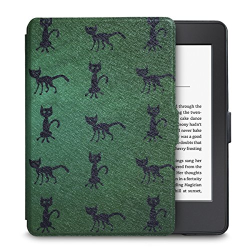 WALNEW Case for Kindle Paperwhite PU Leather Case Smart Protective Cover fits All Paperwhite Generations Prior to 2018 (Not fit All-New Paperwhite 10th Generation)