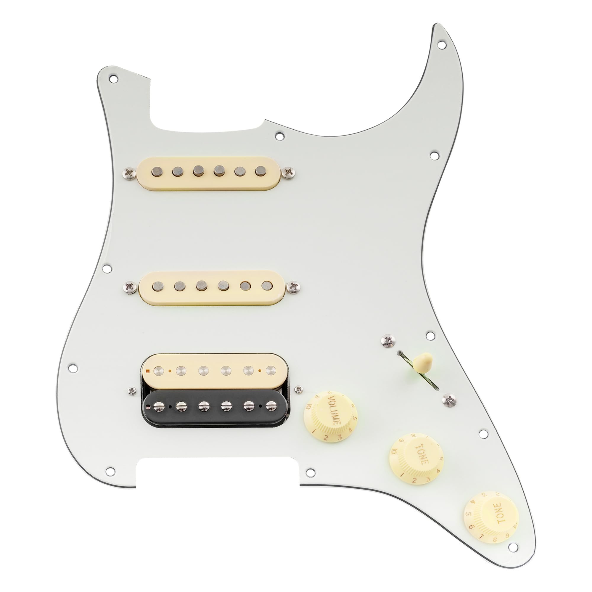 Amazon.com: Musiclily Pro Auto-Split HSS Loaded Pickguard ST