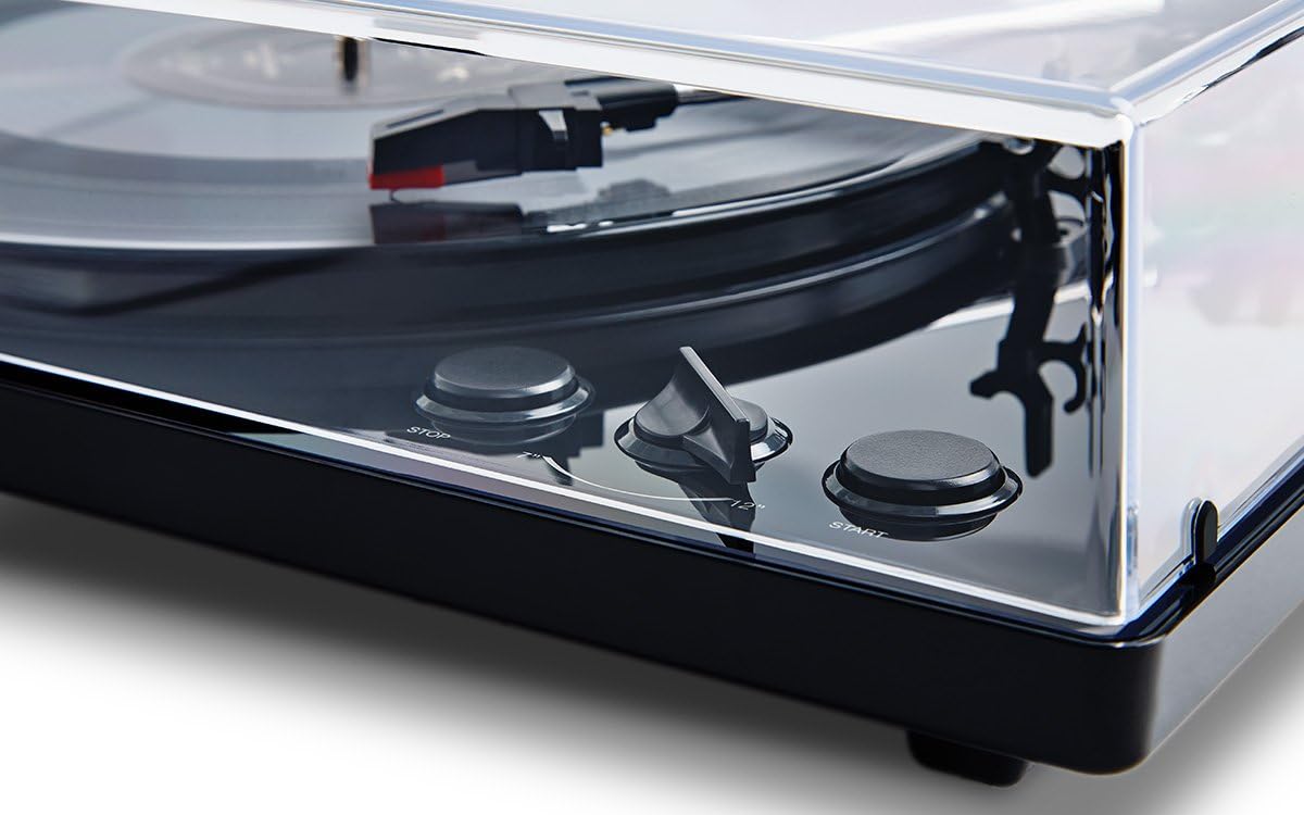 Akai Professional BT100 | Belt-Drive Turntable with Bluetooth Streaming & DC Motor (Piano Black)
