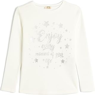 تيشرت قطن عصري للبنات من كوتون