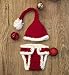 Produktbild Santa, Newborn Baby Girl/Boy Crochet Knit Costume Photo Photography Prop Hats Outfits