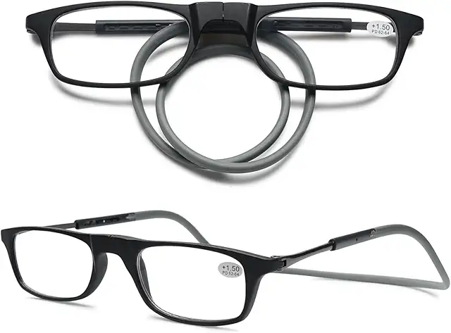Magnetische Lesebrillen mit Magnetverschluss - Brille mit Magnet Sonnenclip