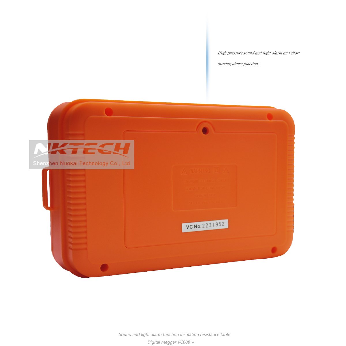 Vici VC60B + Digital LCD Megger MegOhm metros probador de aislamiento DC AC voltaje resistencia DC-250/500/1000 V ac-750 V retroiluminación multímetro probador con