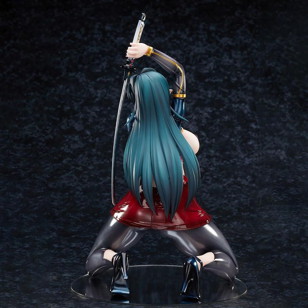 DEXSHUN Annerose·Vajra Figur Anime Spiel Figure 1/6 Statue 18cm | Kniestellung, Ninja-Anzug-Stil, Modell, mit Zubehör, PVC, Dekoration, Anime Merchdiese, Ornamente, Geschenke