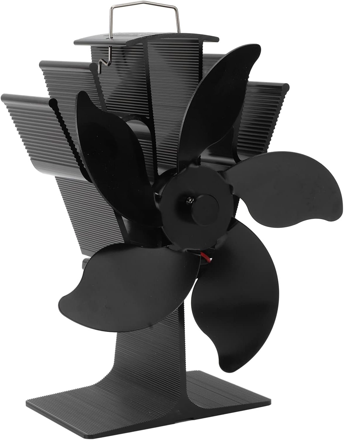 Heat Powered Wood Stove Fan, 5 Blades Heat Powered