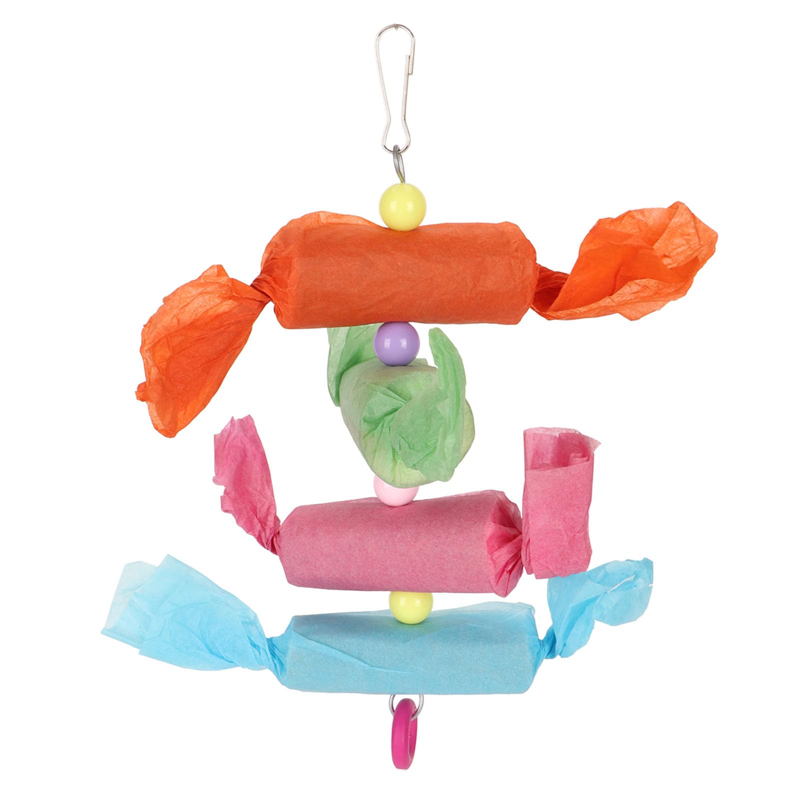 5 Beutel Buntes Papierschnipsel - Vogelspielzeug & Geschenkfüllung