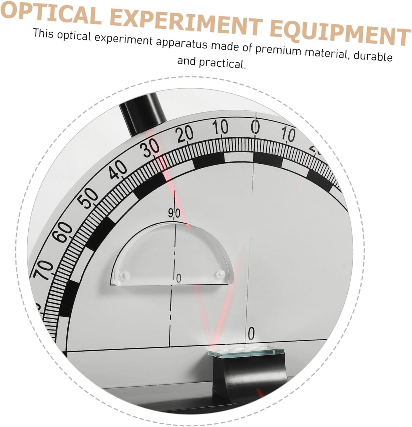 SUPVOX Folding Experimental Equipment for Physical Optics Demonstrator Boys and Kit Reflection Refraction Circuits Random Color