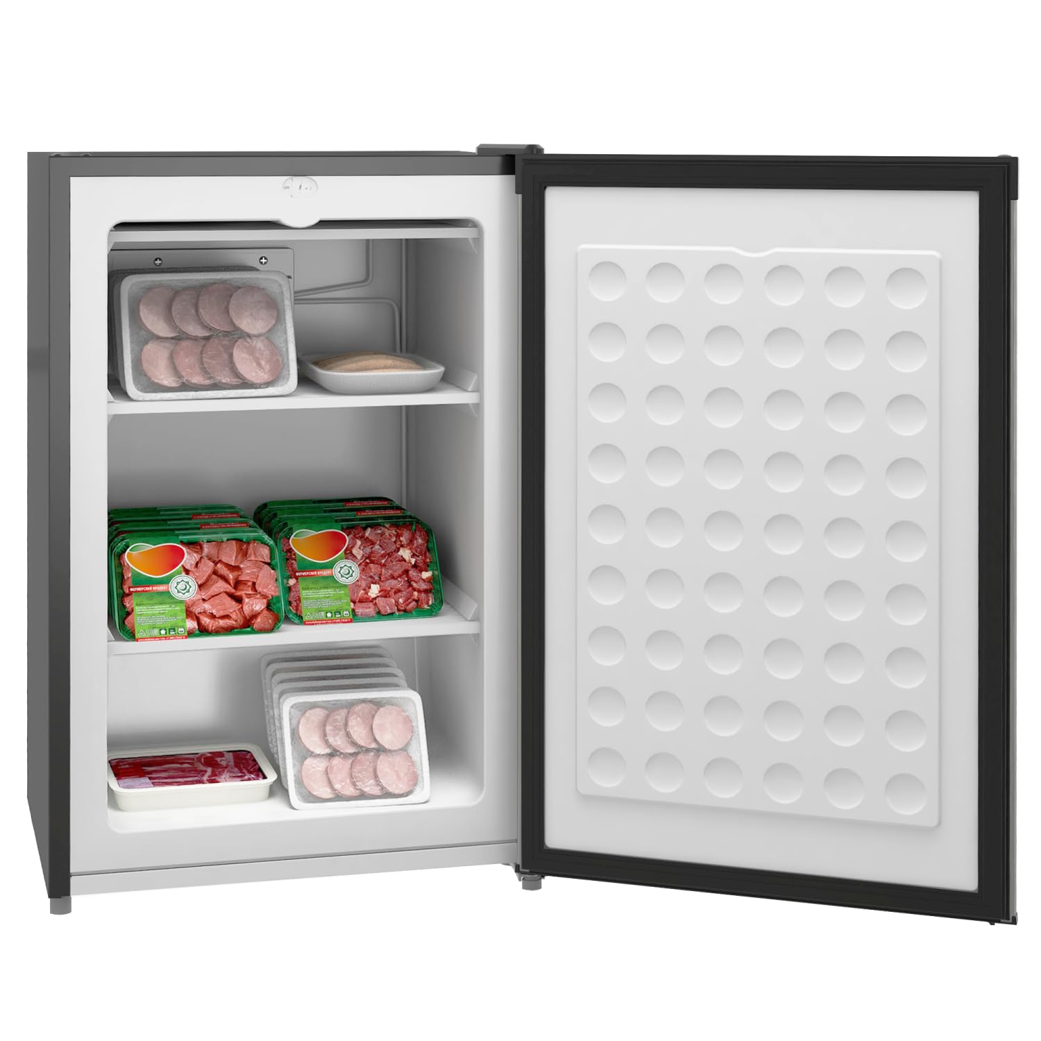 3 cu ft Upright Freezer Silver