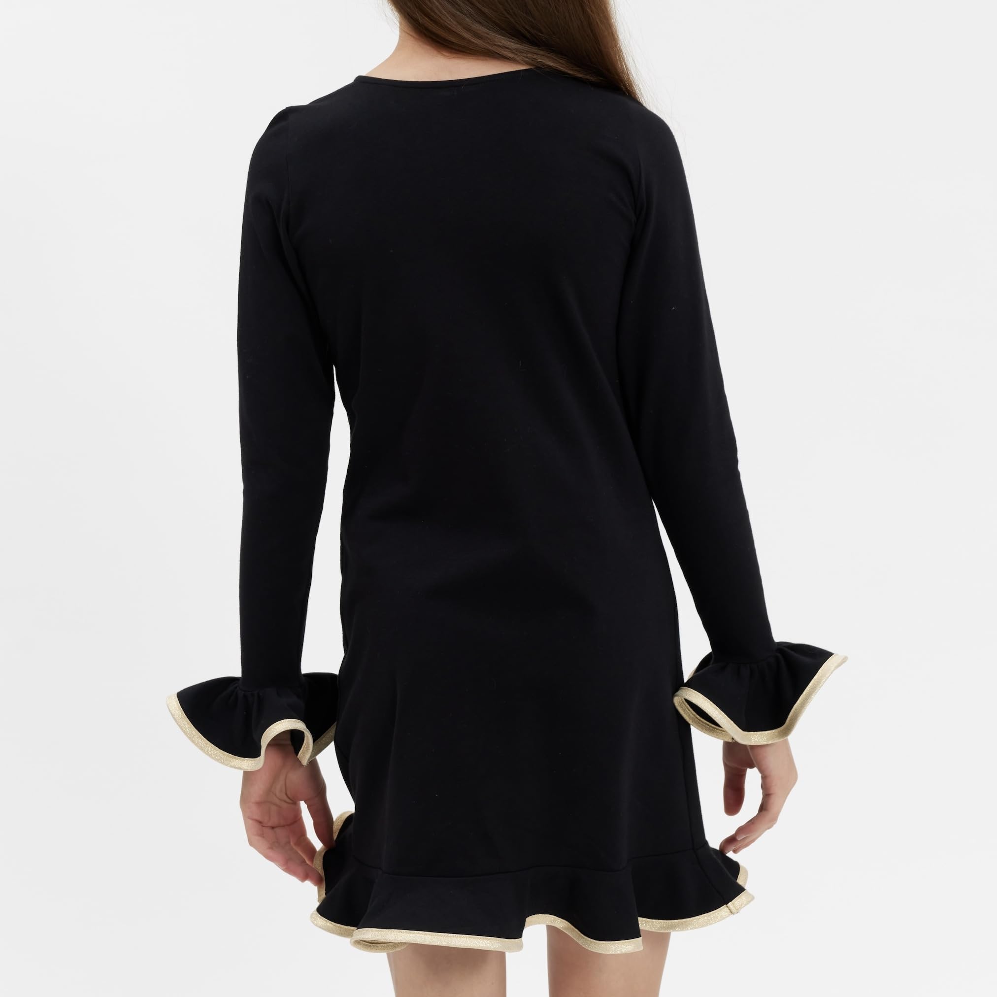 Zoya Festliches Kleid für Mädchen Liza mit Baumwolle und Rüschen Kommunionkleid für Hochzeit Kommunion Taufe