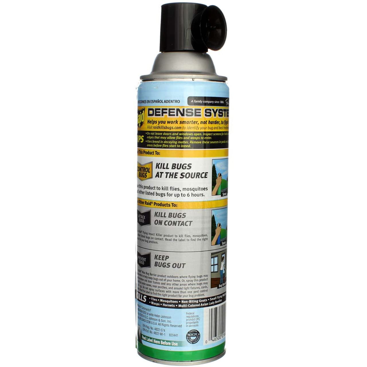 Raid Yard Guard Mosquito Fogger for Outdoor Yard Patio Deck and Garden Mosquito Control Aerosol Spray 16 Ounce (Pack of 12) - Image 6