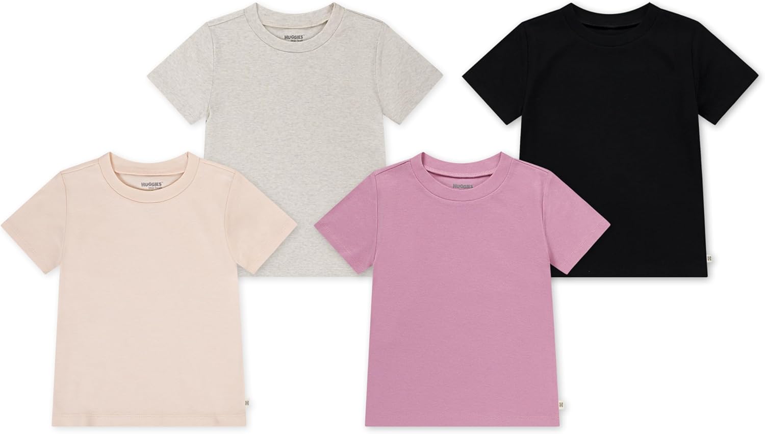 HUGGIES Baby Basic T-Shirt (4-Pack)