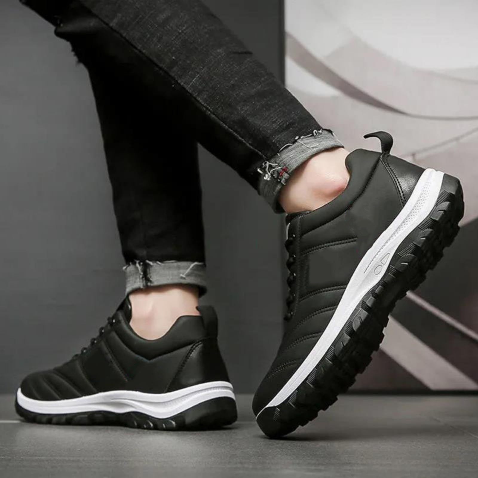 Zapatillas deportivas ortopédicas para hombre, transpirables, ligeras