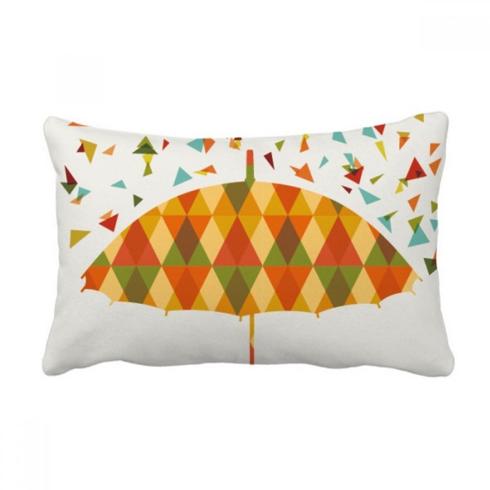 Coussin lombaire motif pluie 40x60 cm oreiller de canapé multicolore