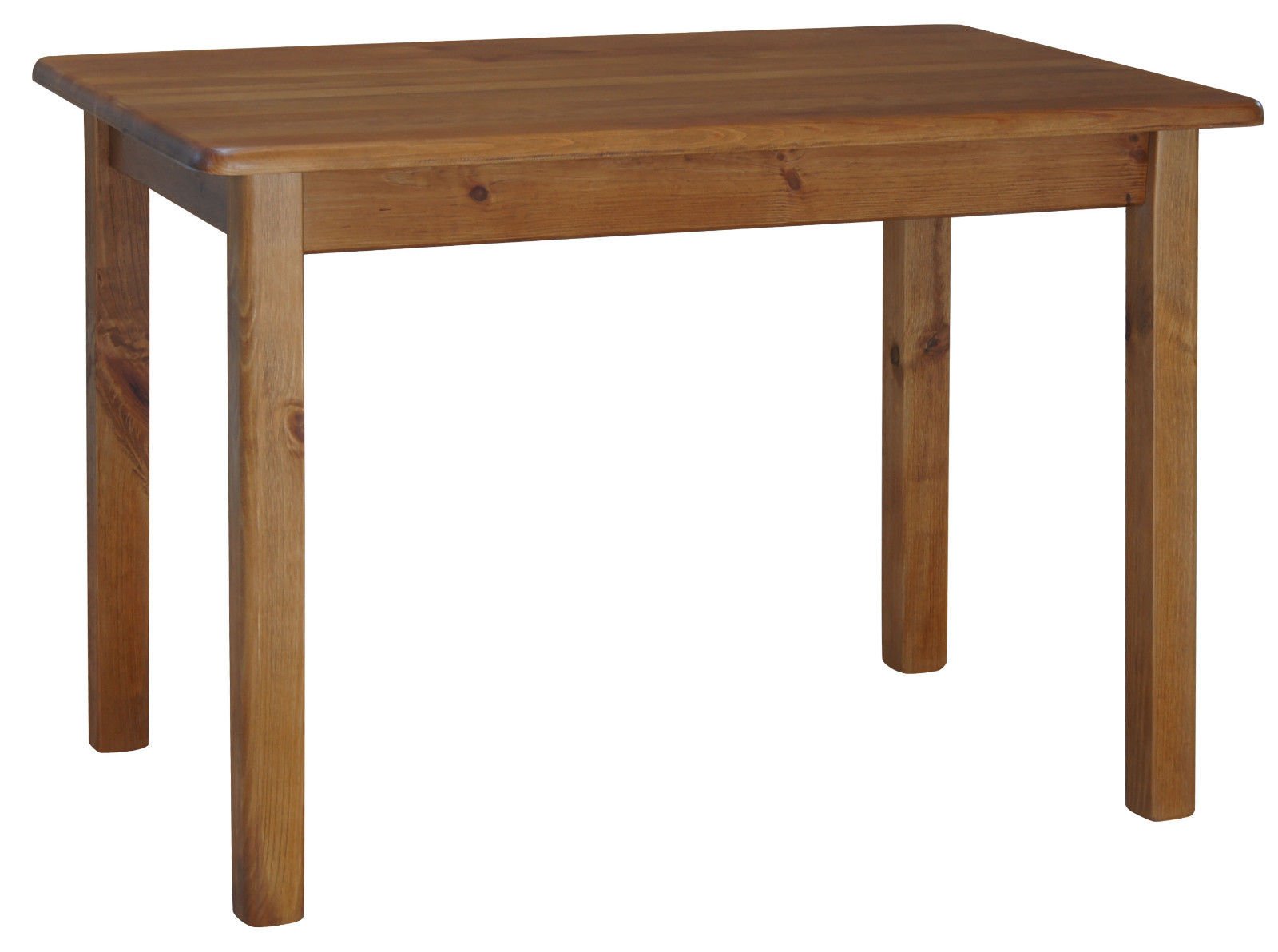 k koma - Mesa de pino macizo con aspecto de roble (120 x 70 cm), diseño clásico en color roble