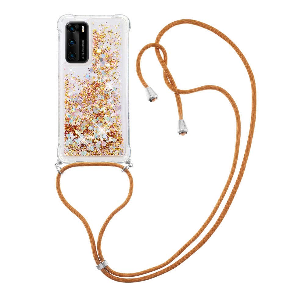 Custodia Girocollo Per Motorola Moto G9 Plus | Cover Trasparente In Silicone TPU Con Cordino Regolabile | Protezione Antiurto E Antifurto