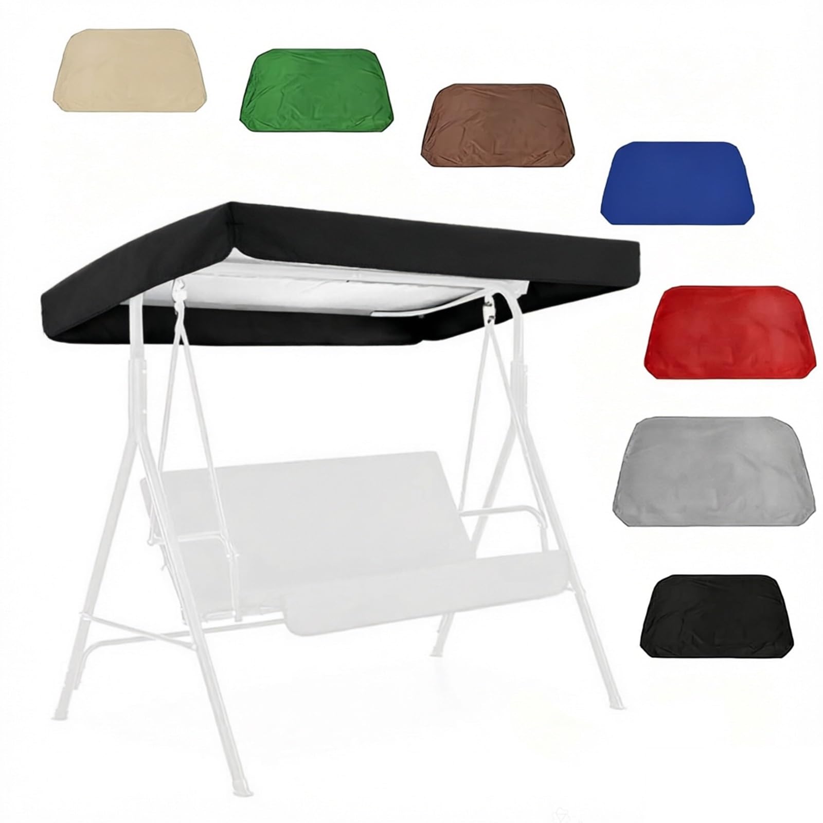 Toldo de repuesto para columpio con tela impermeable antifiltraciones