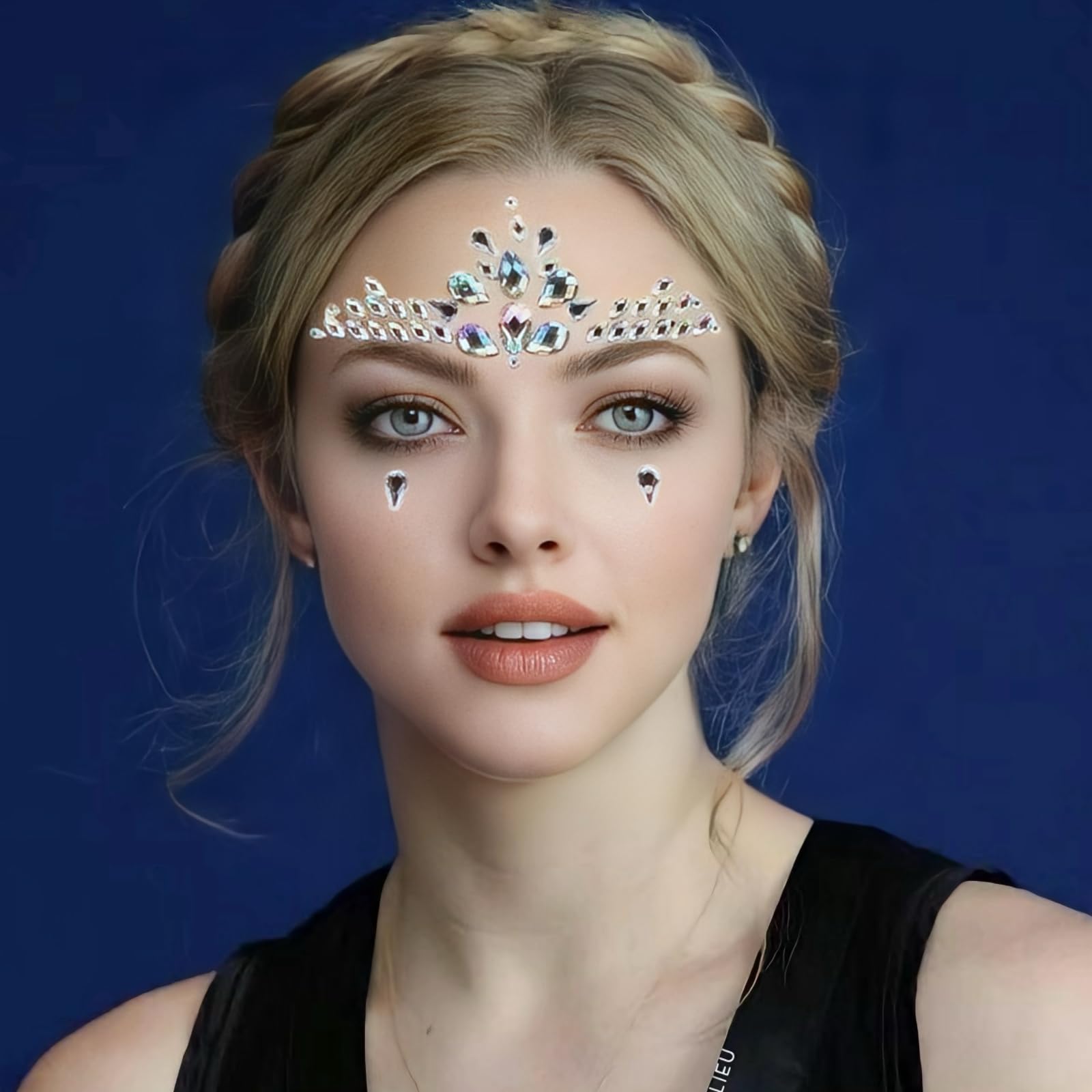 6 Pcs Face Jewels Stickers,Halloween Face Gems Stick On,Sparkling Face Gems For Festivals, Music Festivals - Image 4