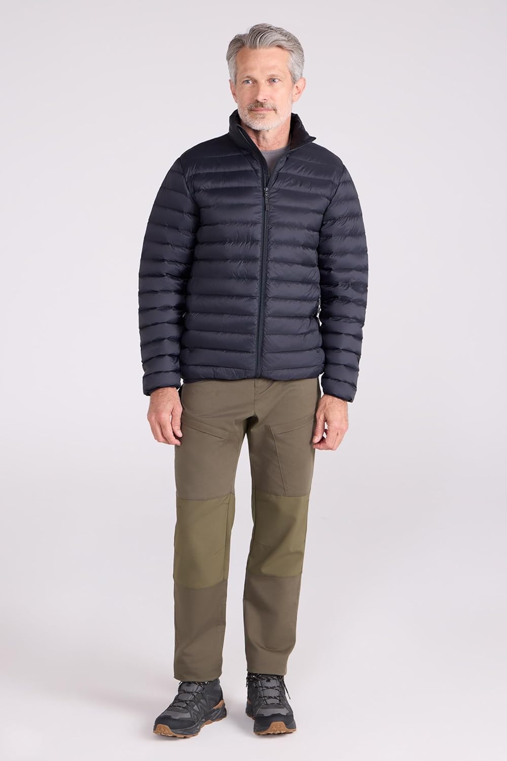 Mountain Warehouse Featherweight Mens Down Jacket - Raincoat Jet Black XX-Large