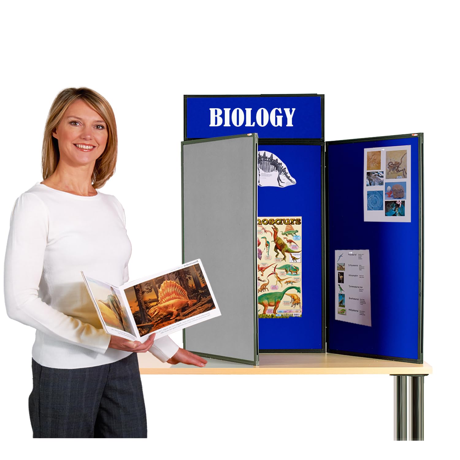 Exhibition Display Kit Royal Blue/Dove Grey