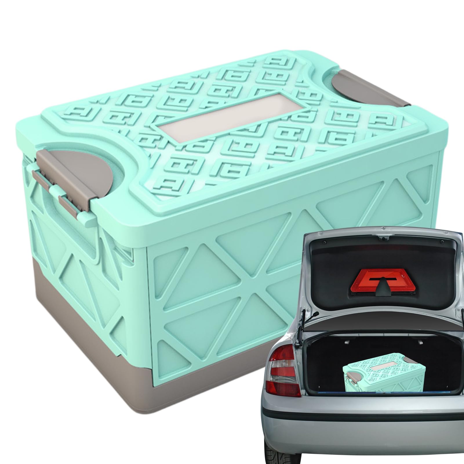 ZORQ Organisateur de Coffre de SUV - Coffre de Voiture Pliable et étanche de 30 L | Organiseur de Rangement de Grande capacité pour Coffre, Cargo, Camion, berline, SUV, Camping.