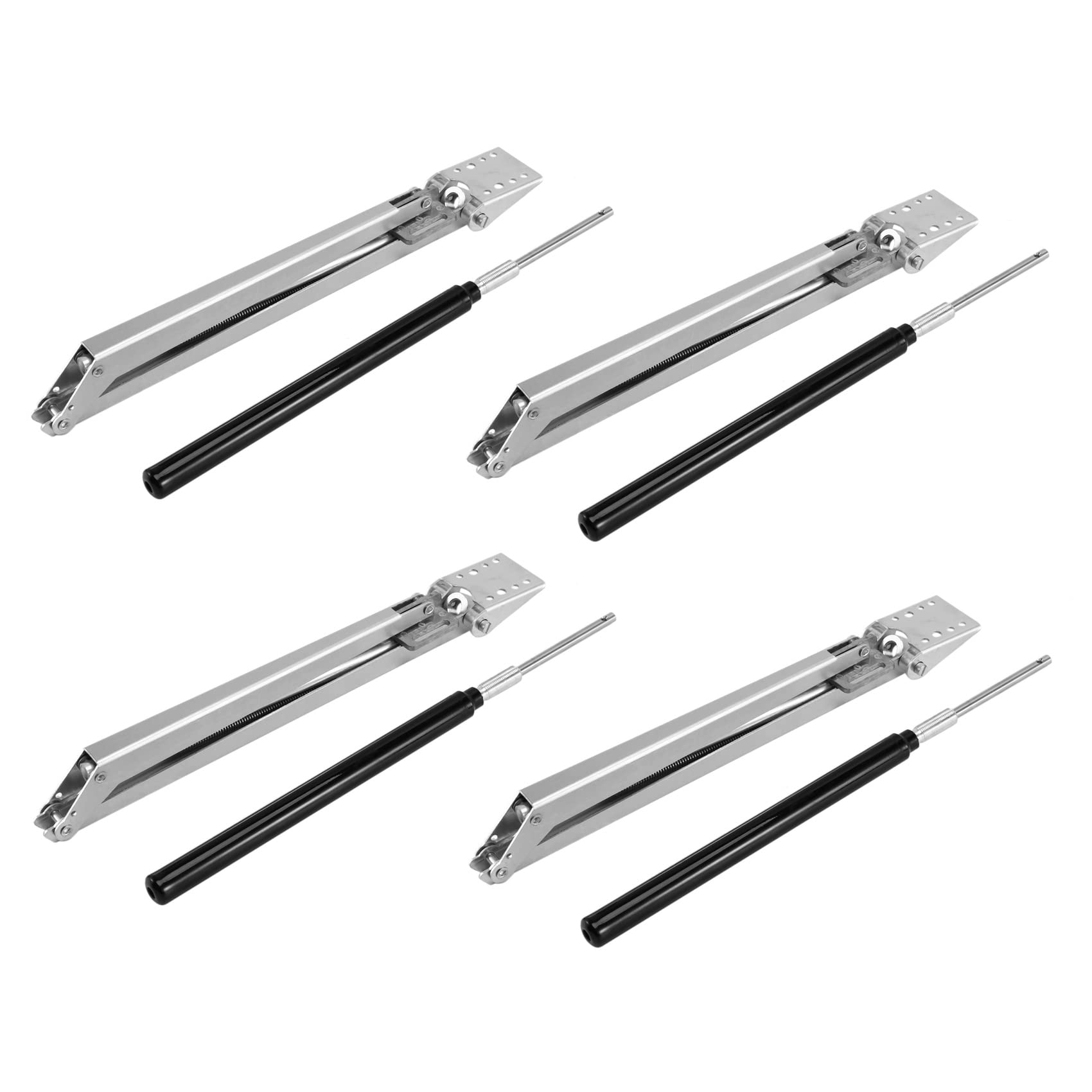 Jnchdghwa Silver&Black 4X Automatic Aluminum Alloy Greenhouse Window Opener Roof Vent Autovent Solar Heat Sensitive Greenhouses Window Opener