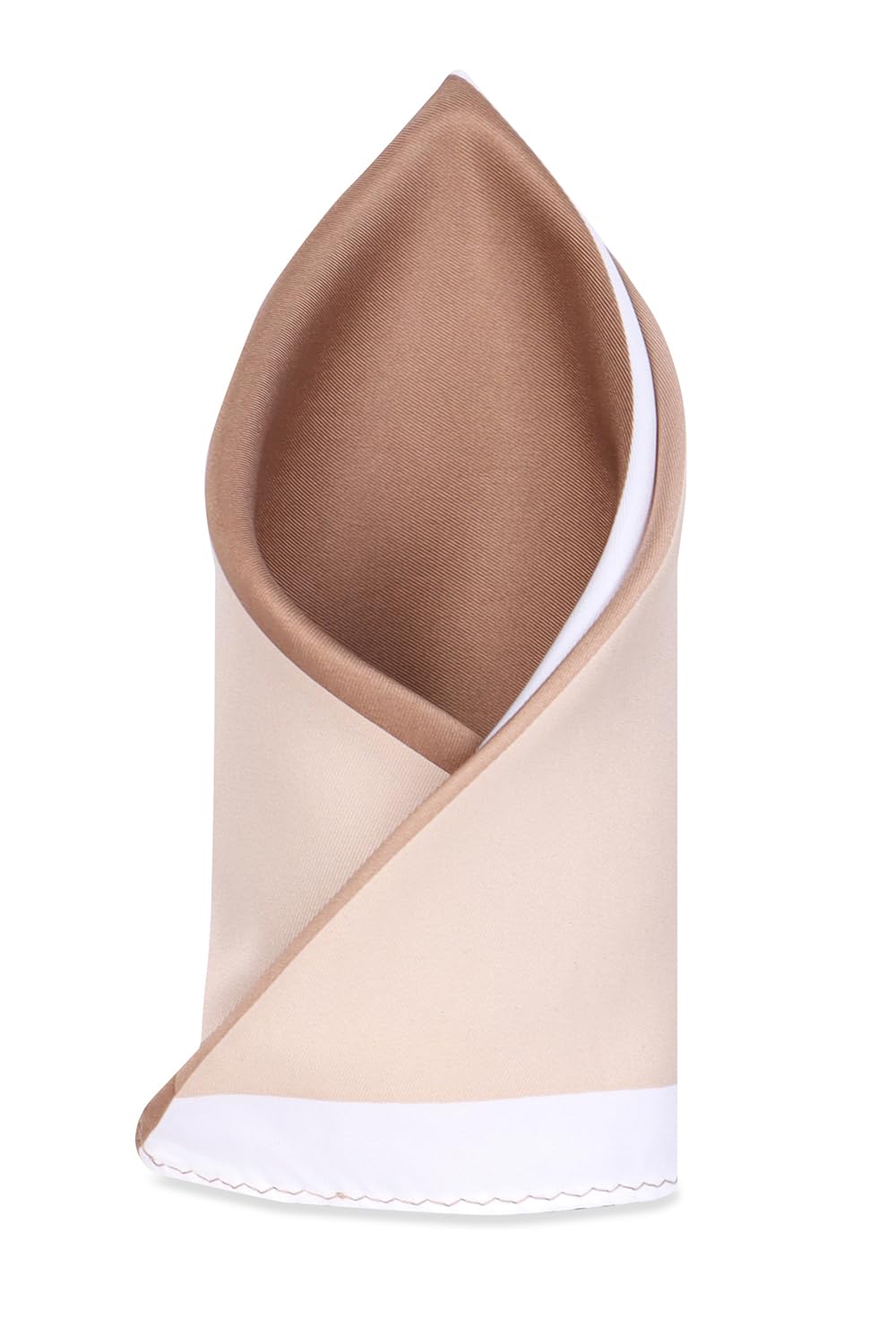 louis philippe Polyester Blend Men's Peach Print Formal Pocket Square, Free Size-picture-41