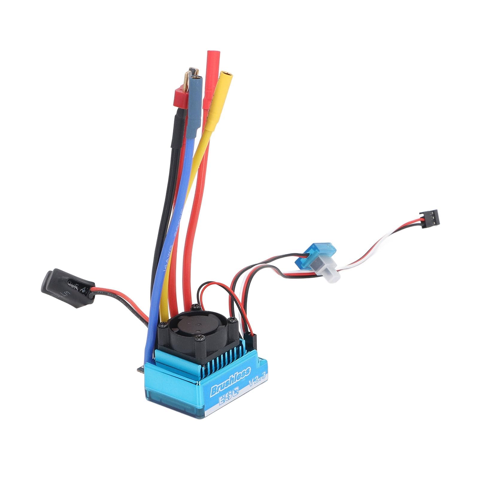 Regolatore di Velocità Senza Spazzole, 80A Resistente all'Acqua Antipolvere con Regolazione Potenza Frenante, ESC Elettronico for Modellismo RC, Auto e Barche in Esterno