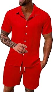 2025 Hombres Primavera y Verano Ocio Deportes Cómodos Transpirables Absorbentes del Sudor Pantalones Cortos de Manga Corta Conjunto de Dos Piezas Chaleco de Piel Sintética Sin Mangas