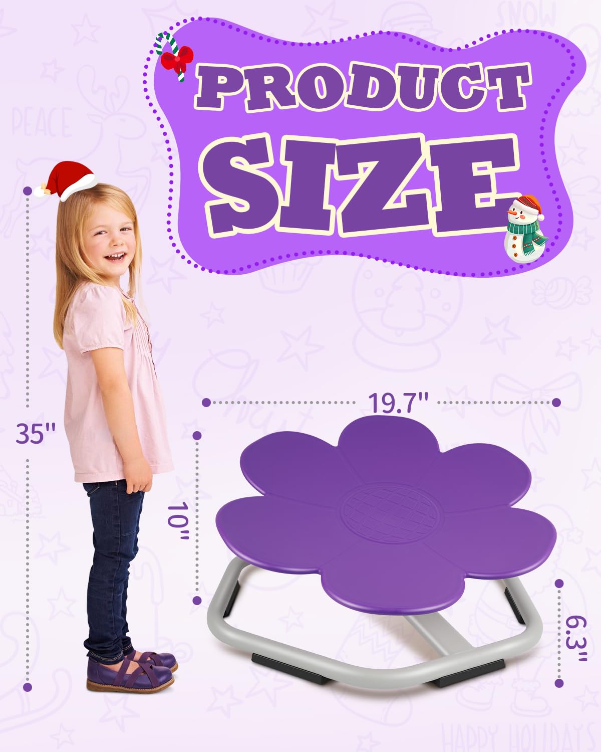 FAHKNS Spinning Chair for Autistic Kids?Sensory Spinning Chair?Sensory Spinner Seat for Autism?Enhancing Child's Motor Skills and Training Body Coordination