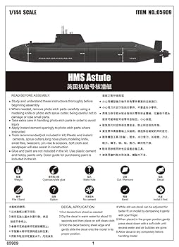 Amazon | トランペッター 1/144 イギリス海軍 原子力潜水艦 HMS