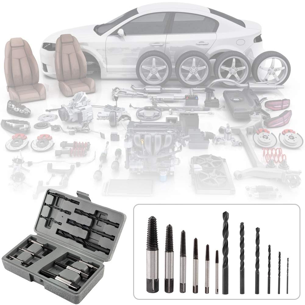 Ausla 12pcs Damaged Screw Extractor Set, Screw Extractor Drill Bit Set - Image 4