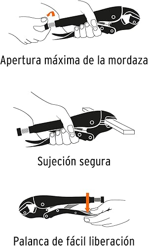 Miniatura 4 de Juego de 2 alicates curvados de bloqueo de mandíbula antideslizante de 4 y 10 pulgadas