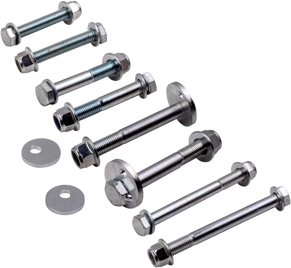 maXpeedingrods Front Control Arm Cam Bolts Mounting Hardware Kit for Dodge Ram 1500 4x4, 2500 3500 2003-2009