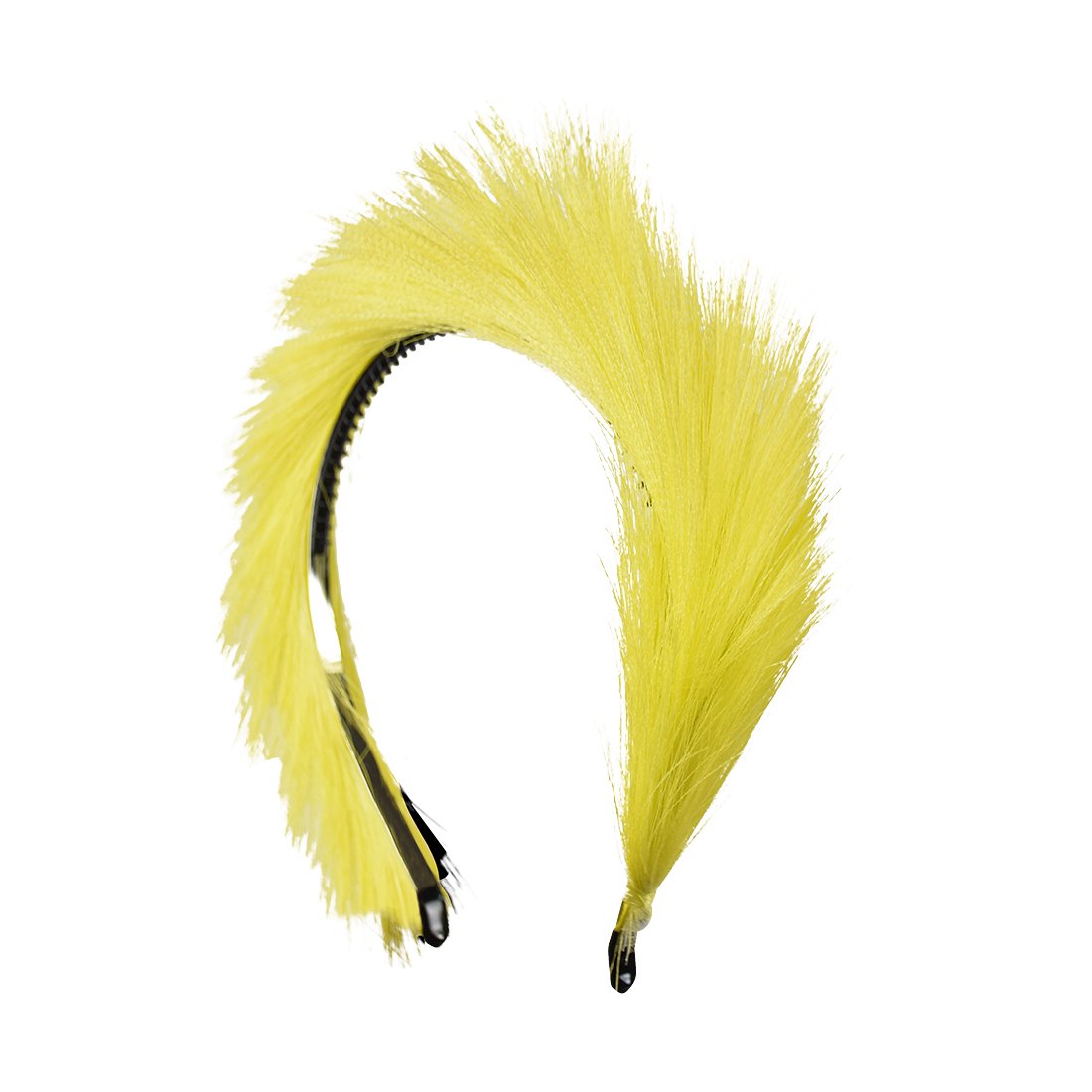 Feathered Headband - Yellow