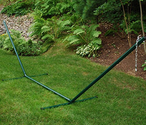 Algoma 4780G Two Point Hammock Stand, Green
