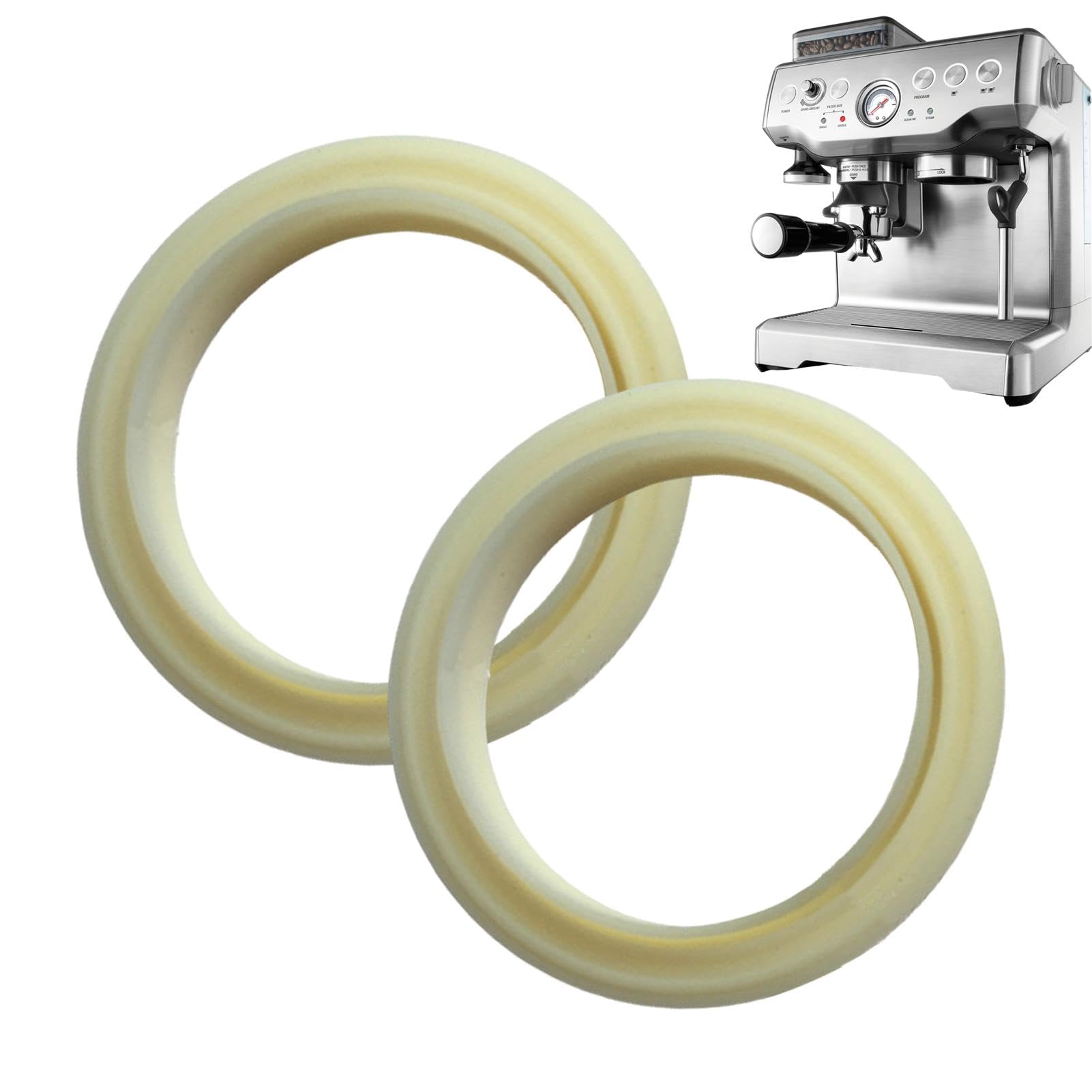 Guarnizione vapore macchina per caffè espresso, sostituzione guarnizione macchina per caffè espresso - Anello per vapore con guarnizione resistente alle alte temperature da 2 pezzi da 54 mm - Guarnizi