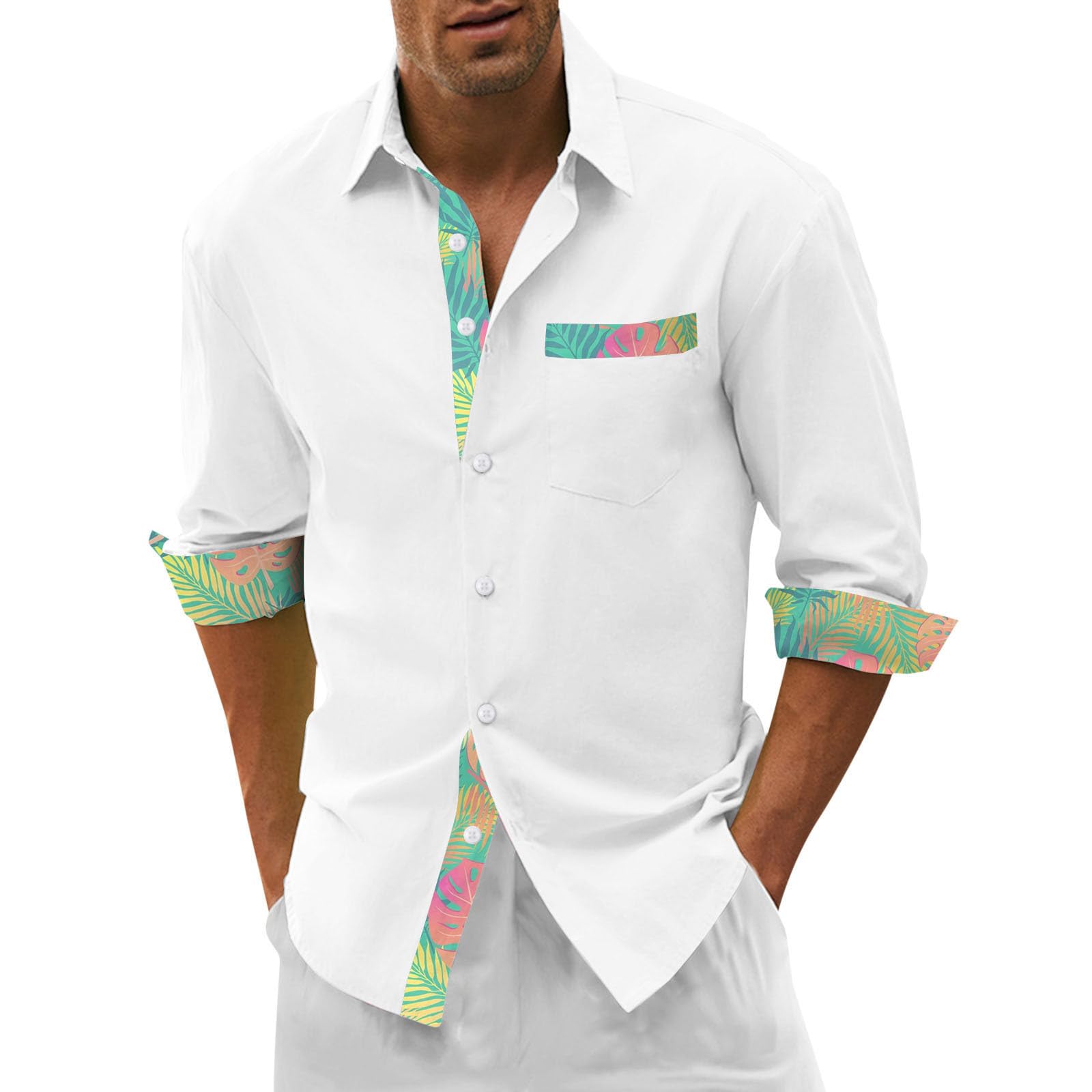 Chemise courte homme grande taille en coton pour le golf et style décontracté - 4